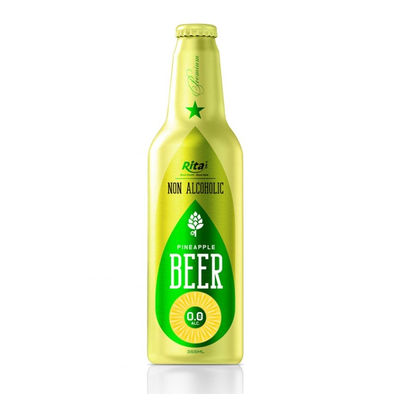 Beer non alcoholic pineapple 