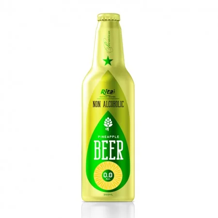 Beer non alcoholic pineapple 