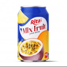 Best buy 330ml short can tropical mix fruit juice