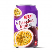 Best Fruit Juice 330ml Short Can With Passion Fruit Flavor