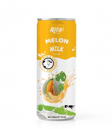 Best natrual Melon juice with real milk drink