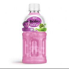 Bici Bici Drink Red Grape Juice With Nata De Coco Pet Bottle 320ml
