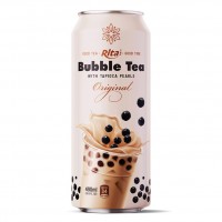 Wholesale 490ml Can Bubble Tea Original Flavor