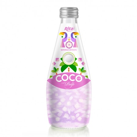 Coco Pulp 290ml glass bottle mangosteen