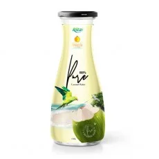 Coconut-water-1L Glass-bottle with Pineapple