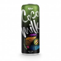 Coconut Milk With Durian Flavor 330ml Can Rita Brand 