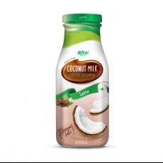 Coconut milk latte 280ml glass bottle