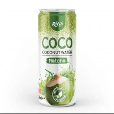 Coconut water with matcha 320ml-1