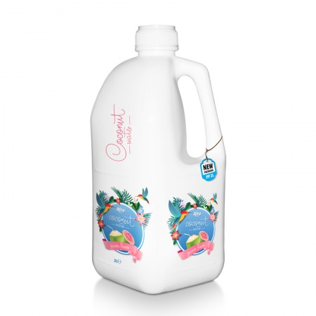 Coconut water with pink guava  2L PP bottle 
