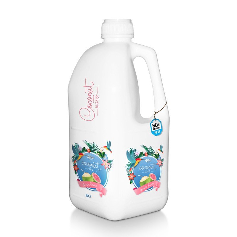 Coconut water with pink guava 2L PP bottle