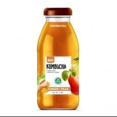 Ginger and pear kombucha