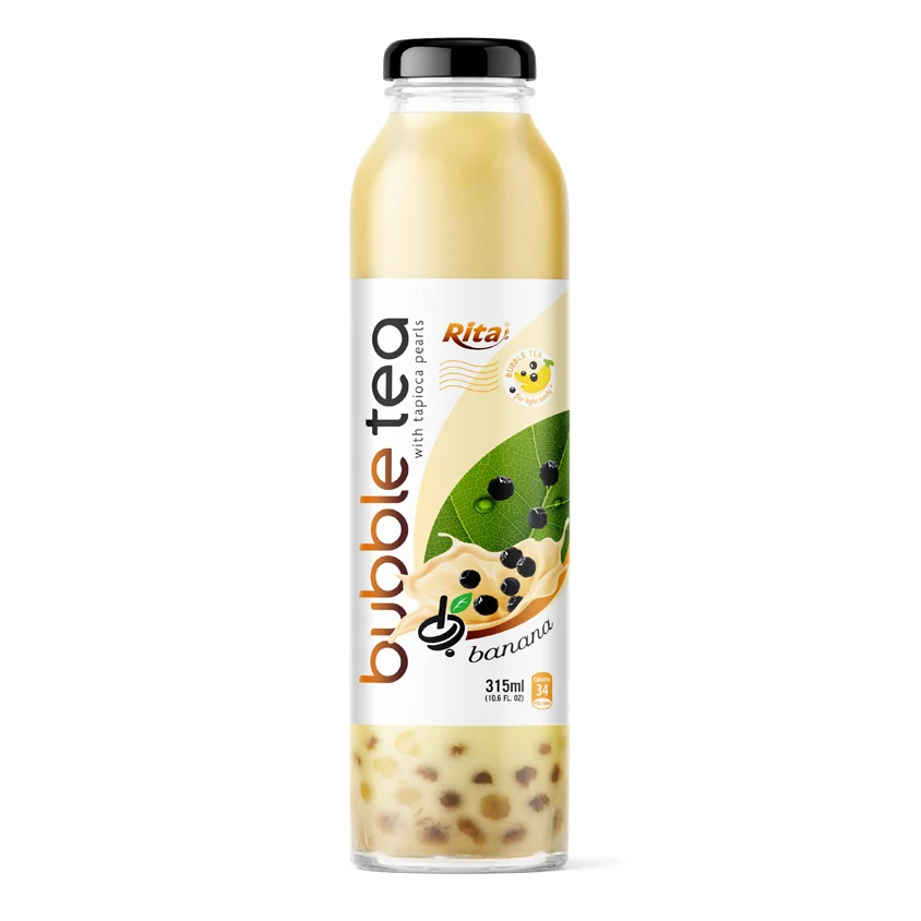 Supplier Bubble Tea Banana Flavor With Tapioca Pearls - Beverage ...
