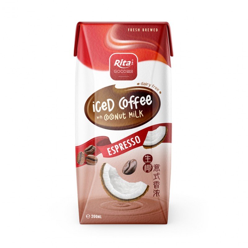 Iced coffee espresso 
