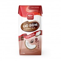 200ml Paper Box  Iced Coffee With Coconut  Milk Espresso Flavor 