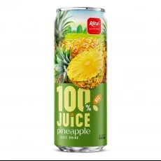 JUICE pineapple juice drink 320ml sleek can