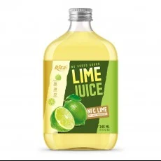 Limejuice345ml glassbottle 1