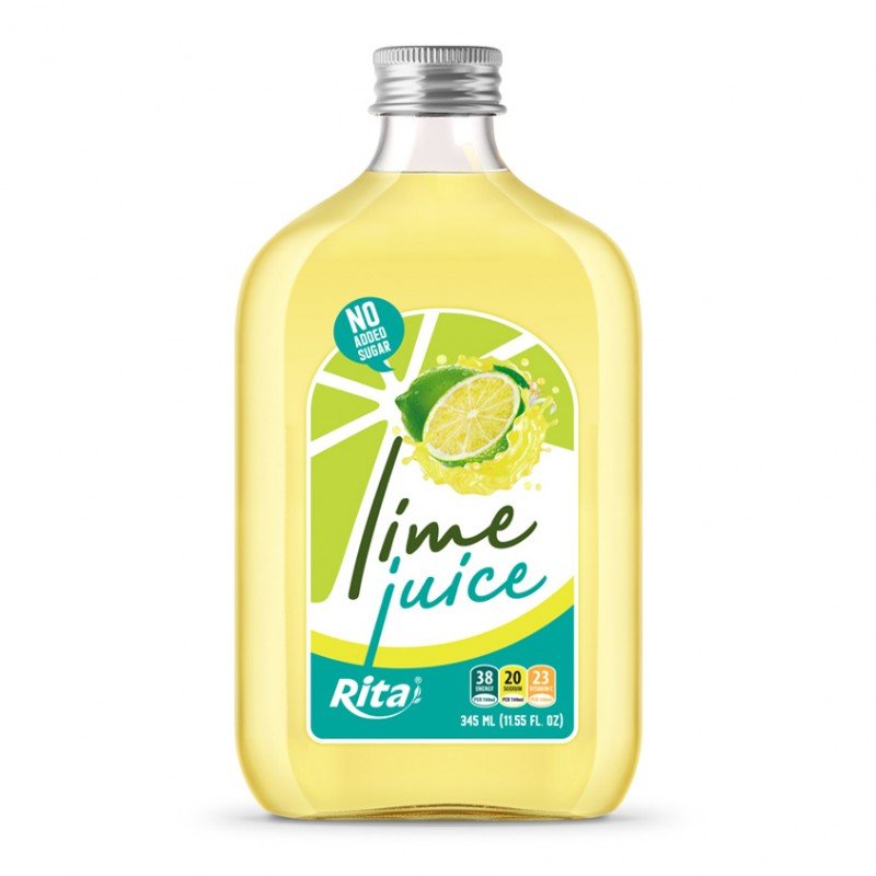 Limejuice345ml glassbottle 3