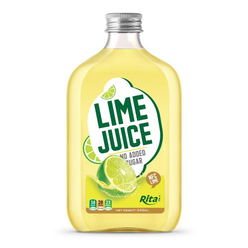 Limejuice345mlglassbottle 2
