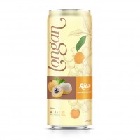 Supplier Longan Juice Drink 330ml can Rita Brand 