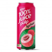 Best Quality 100% Lychee Juice With Pulp 500ml Cans