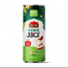 Natural Juice Apple 250ml Can