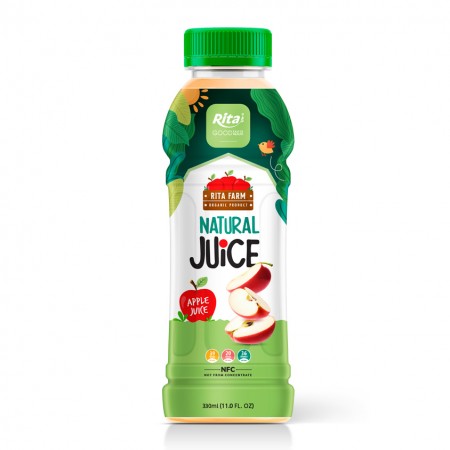 Natural Juice Apple 330ml Pet 1
