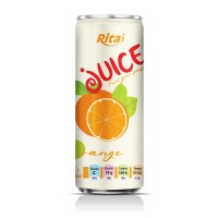 Orange Juice Drink 250ml Alu Can Rita Brand 