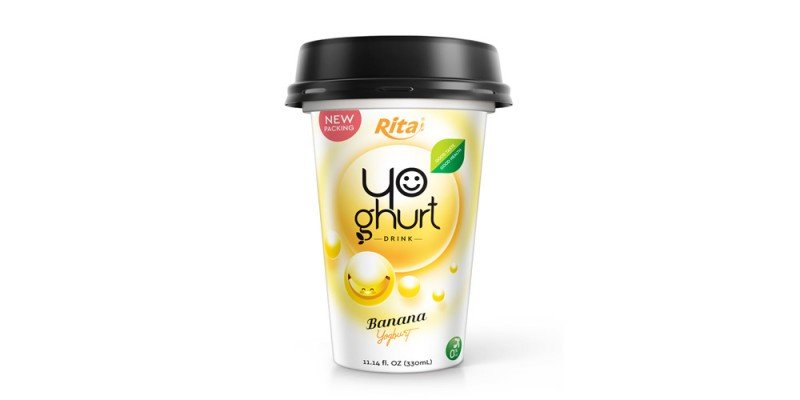 PP CUP 330ml Yoghurt banana
