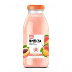Peach kombucha
