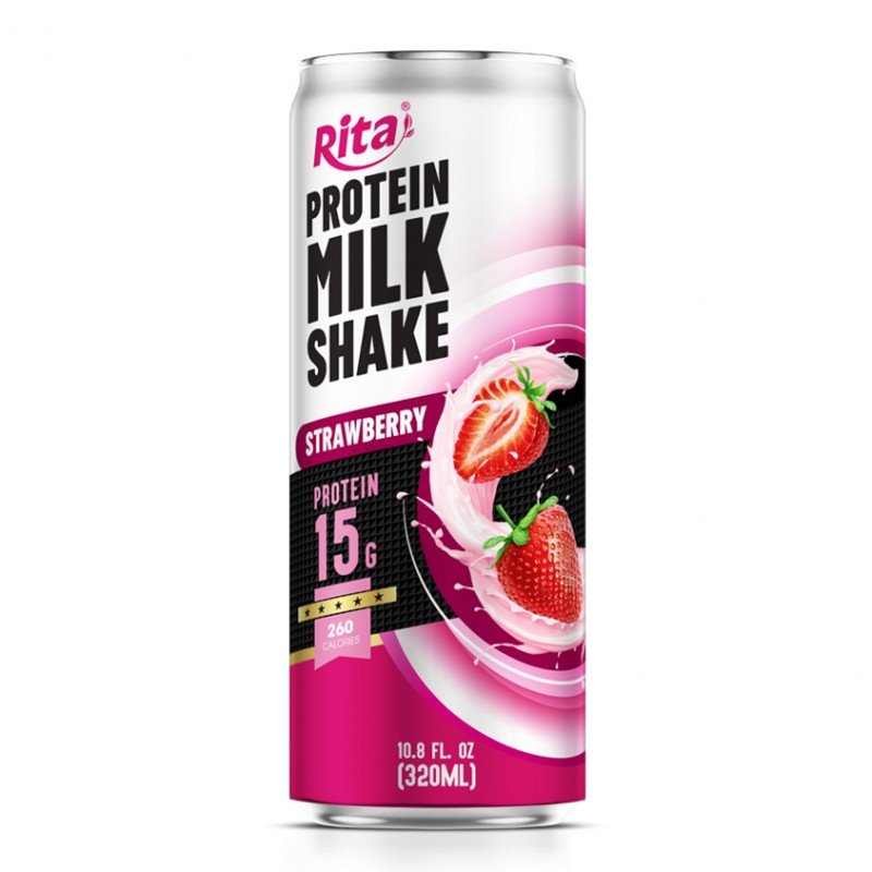 Protein Milk shake 320ml sleek can NEW 1