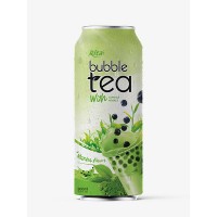 Bubble Tea Matcha Flavor 500ml Can