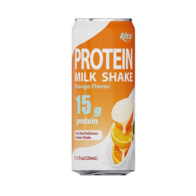 Rita 330ml sleek can milk drink orange