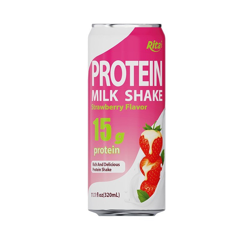Rita 330ml sleek can milk drink strawberry