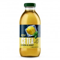 Unleash Refreshment with Rita Lemon & Mint Ice Tea 500ml Glass Bottle