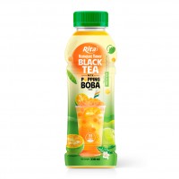 Rita Popping Boba Black Tea with Kumquat Flavor 330ml Pet Bottle