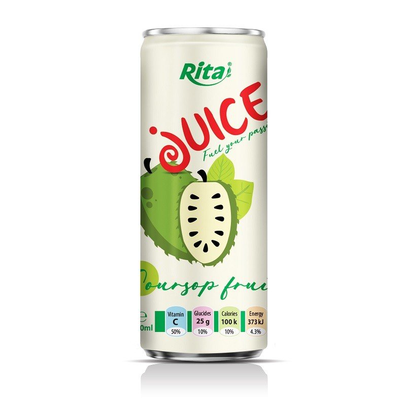 Soursop 250ml Sleek Can 1