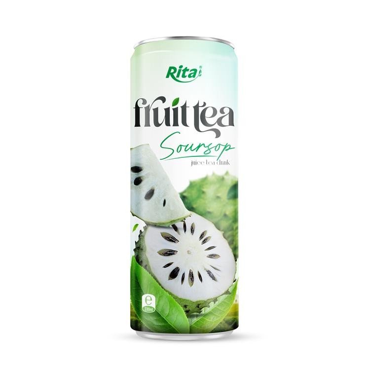 Soursop juice tea drink - 330ml Sleek alu can - 290224 - V7 copy 