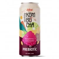 Sparkling Kombucha Prebiotic with Raspberry 500ml cans