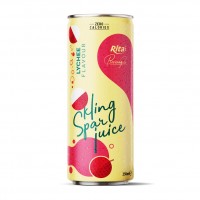 Lychee Flavor Sparkling Water 250ml Alu Can 