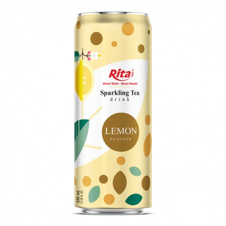 Sparkling Tea drink lemon flavour 330ml sleek canned  near me