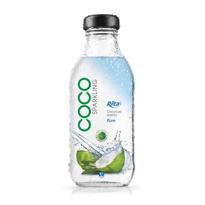 Sparkling coconut water 350ml  glass bottle Bottle