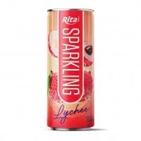 Sparkling drink fruit lychee 250ml cans