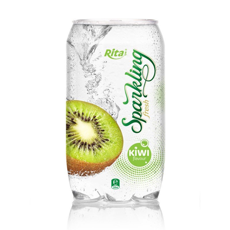 Sparkling kiwi juice
