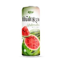 330ml Sleek Alu Can Fruit Tea Drink with Watermelon Flavor