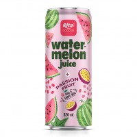 Rita Watermelon Juice With Passion Fruit 320ml Sleek Can