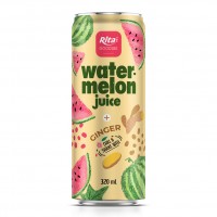 Rita Watermelon Juice With Ginger 320ml Sleek Can