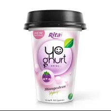 Yoghurt milk mangosteen