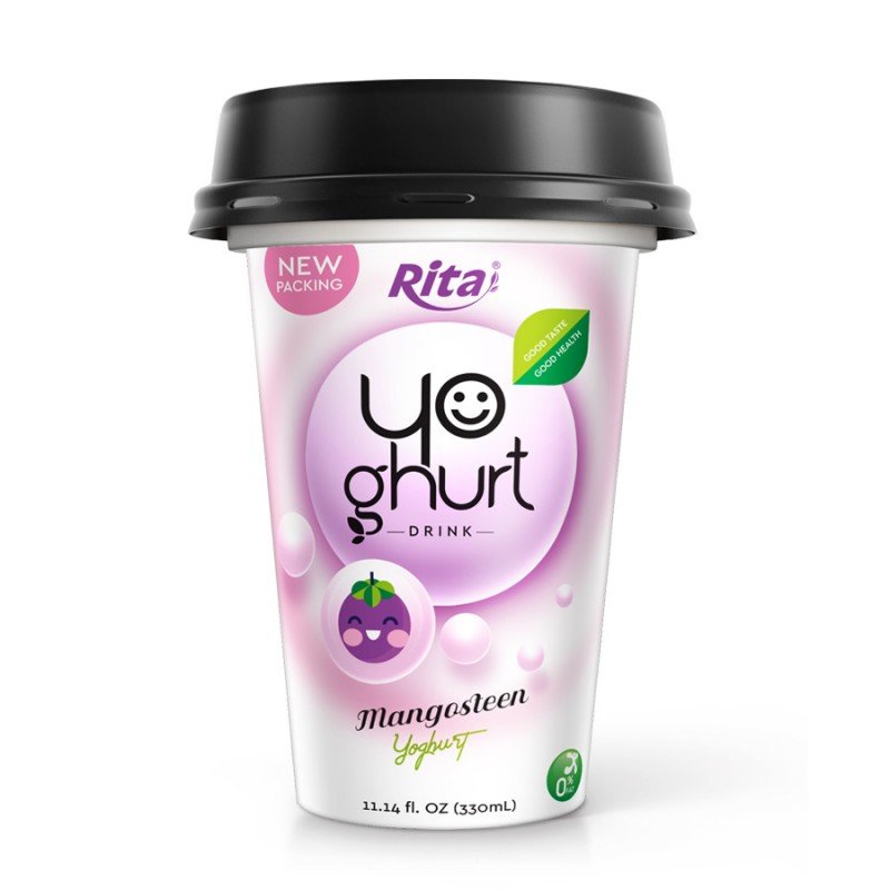 Yoghurt milk mangosteen