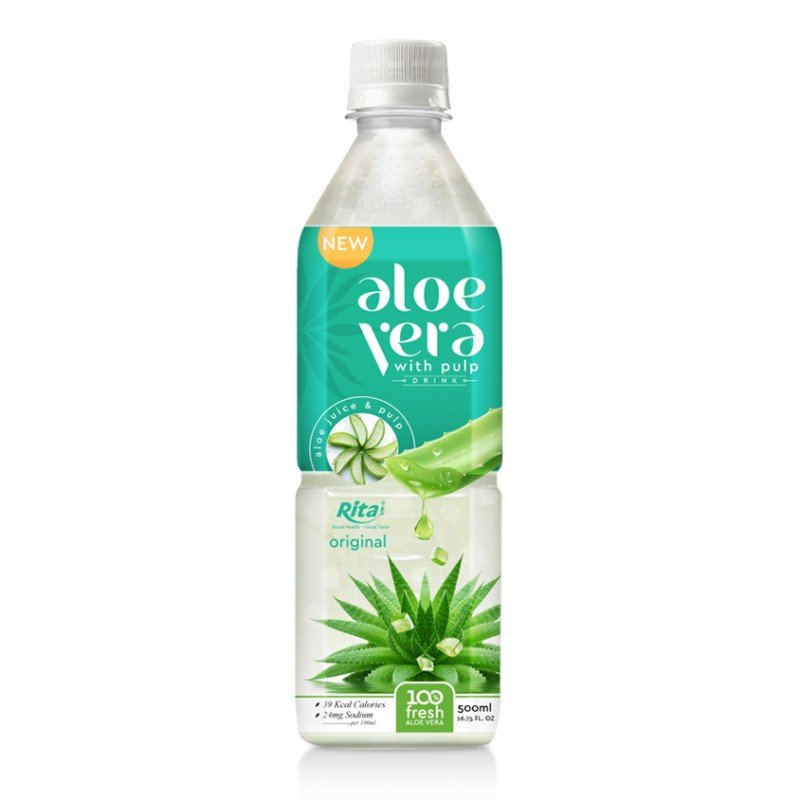 aloe pulp 500ml Pet squares 02
