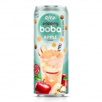 Vietnam Rita Brand Best Popping Boba With Apple Flavor Canned Drink Free Sample Private Label